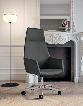 DUNE - Swivel executive chair with castors by Quadrifoglio Group - view 3